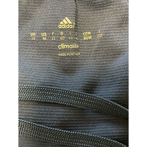 ADIDAS Shorts Womens Teal Blue Green Running Lined Mesh Drawstring Gym Size M - Picture 4 of 4